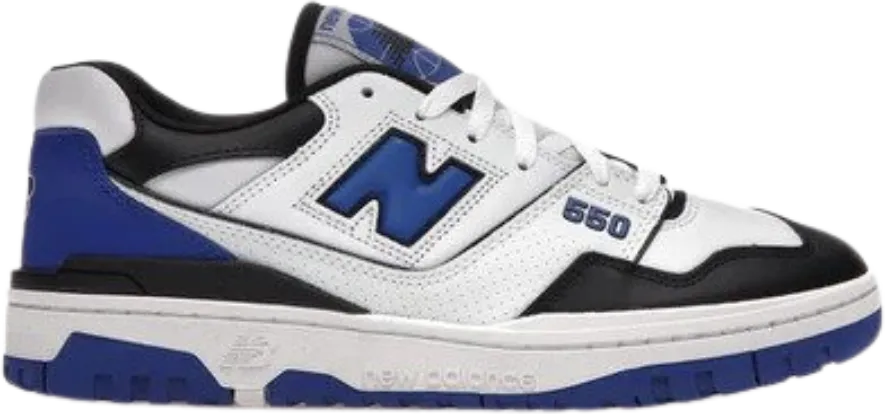 New Balance 550 White Royal Black