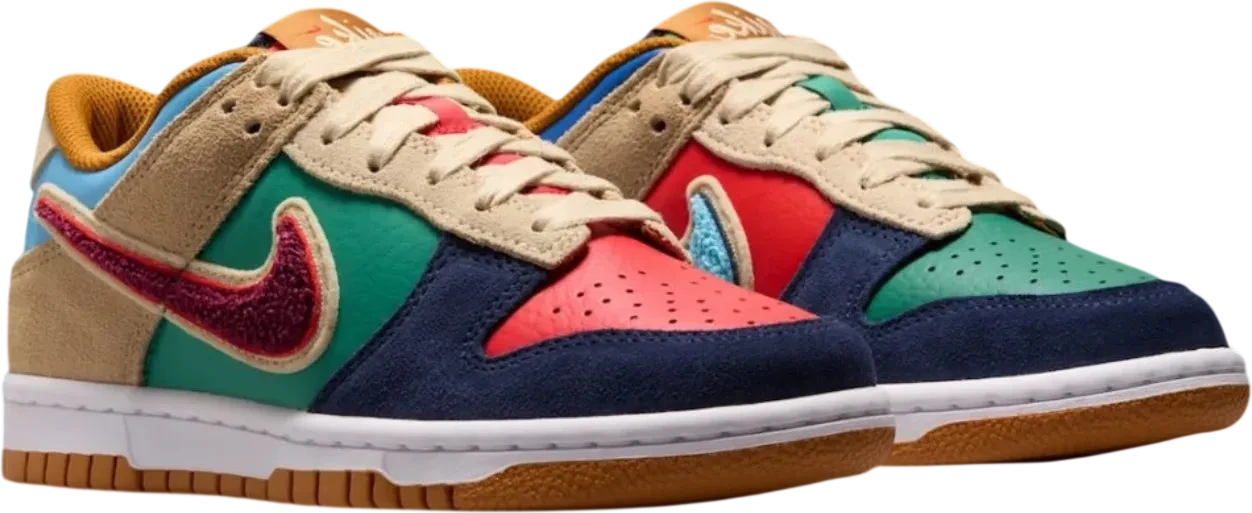 Nike Dunk Low Midnight Navy Green Noise