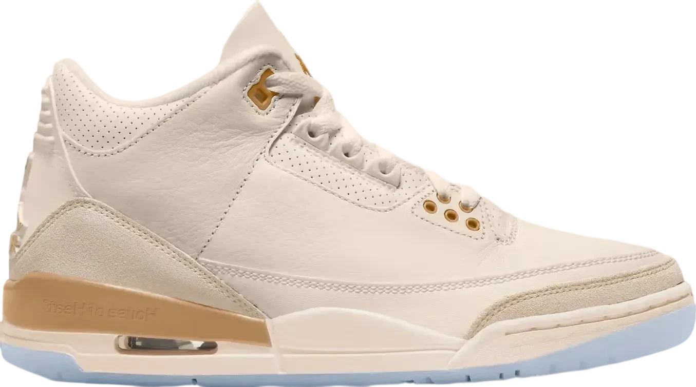 Air Jordan 3 Retro Sail Team Gold Pale Ivory