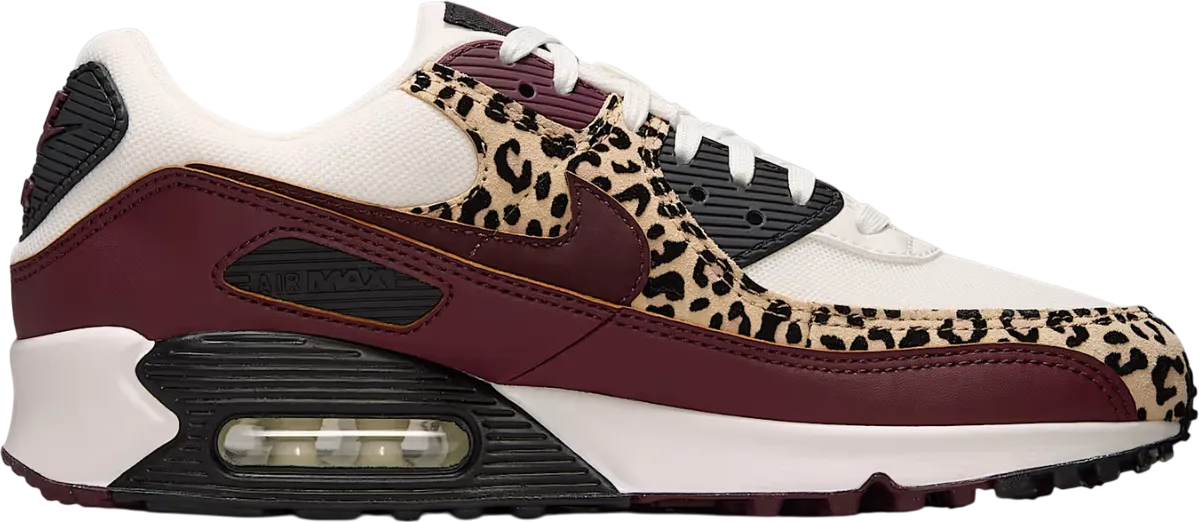 Nike Air Max 90 Burgundy Leopard