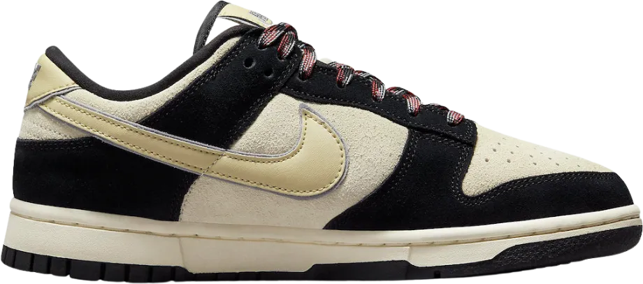 Nike Dunk Low LX Black Suede Team Gold (Women's)