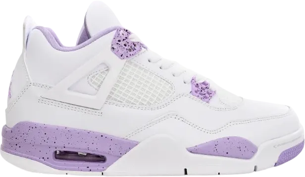 Air Jordan 4 White Purple Oreo