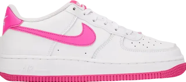 Nike Air Force 1 GS White Laser Fuchsia