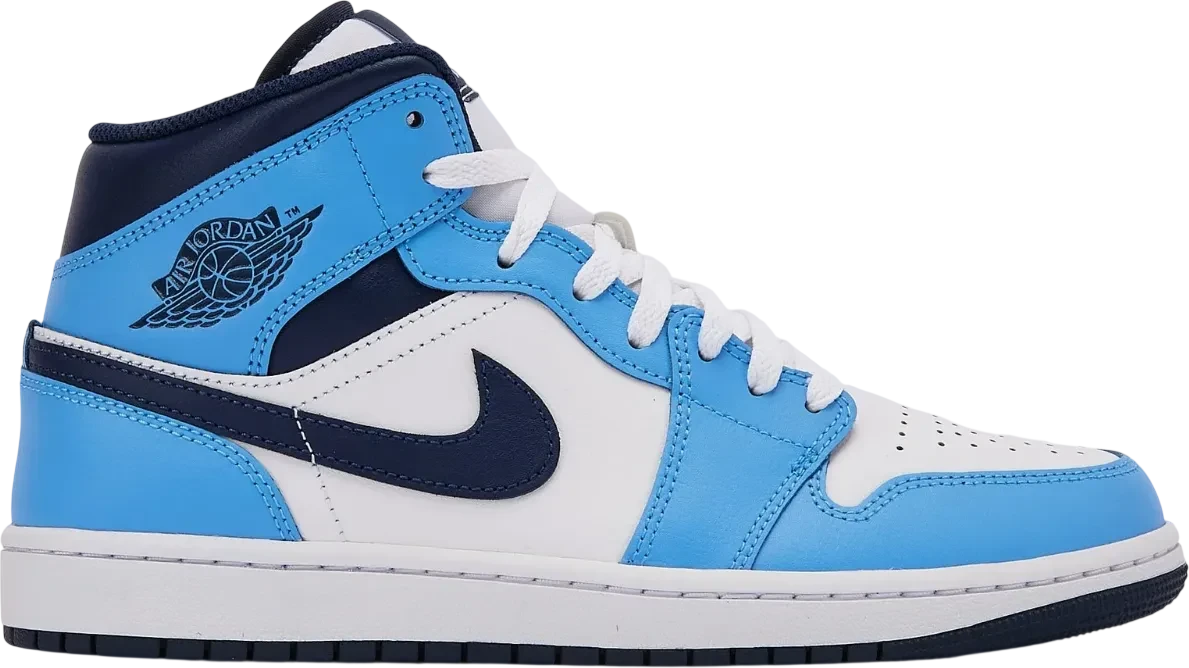 Jordan 1 Mid University Blue Midnight Navy