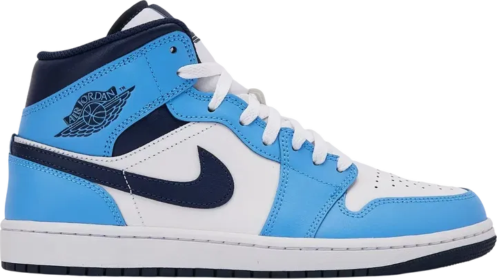 Jordan 1 Mid University Blue Midnight Navy