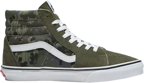 Vans Sk8-Hi Rain Camo Green