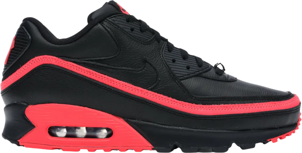 Nike Air Max 90 Undefeated Black Solar Red