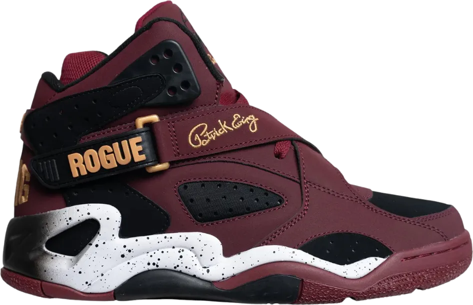 Ewing Athletics Rogue Burgundy Black Gold