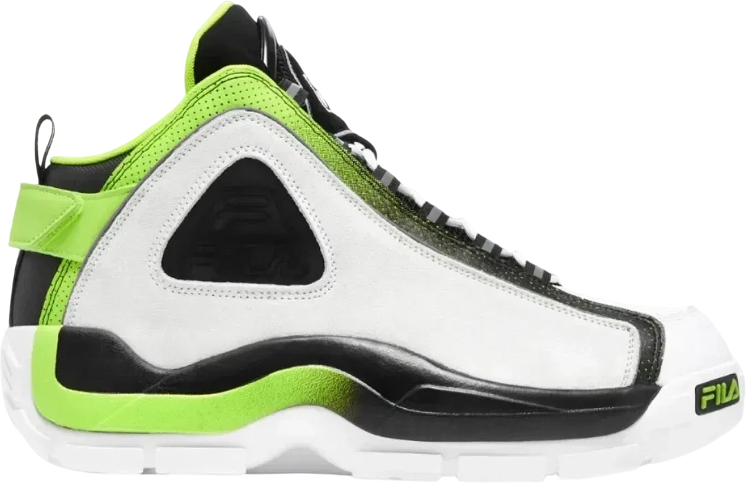 Fila Grant Hill 2 White Black Lime Green
