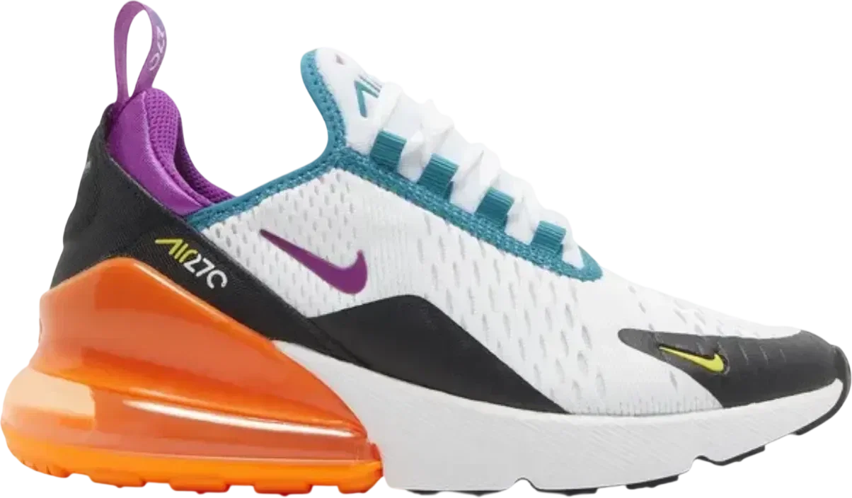 Air Max 270 White Orange Purple