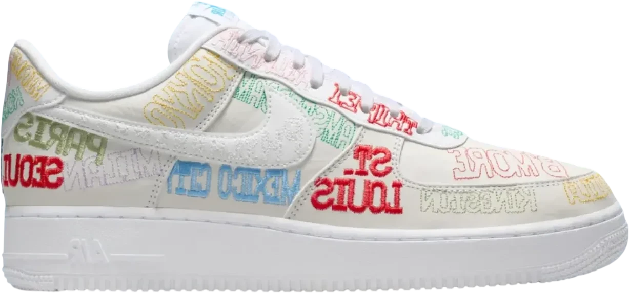 Nike Air Force 1 Low World Tour White