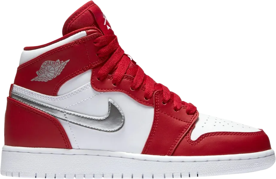 Jordan 1 Retro High Silver Medal (GS)