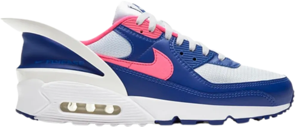 Nike Air Max 90 Flyease Deep Royal Blue Hyper Pink (GS)