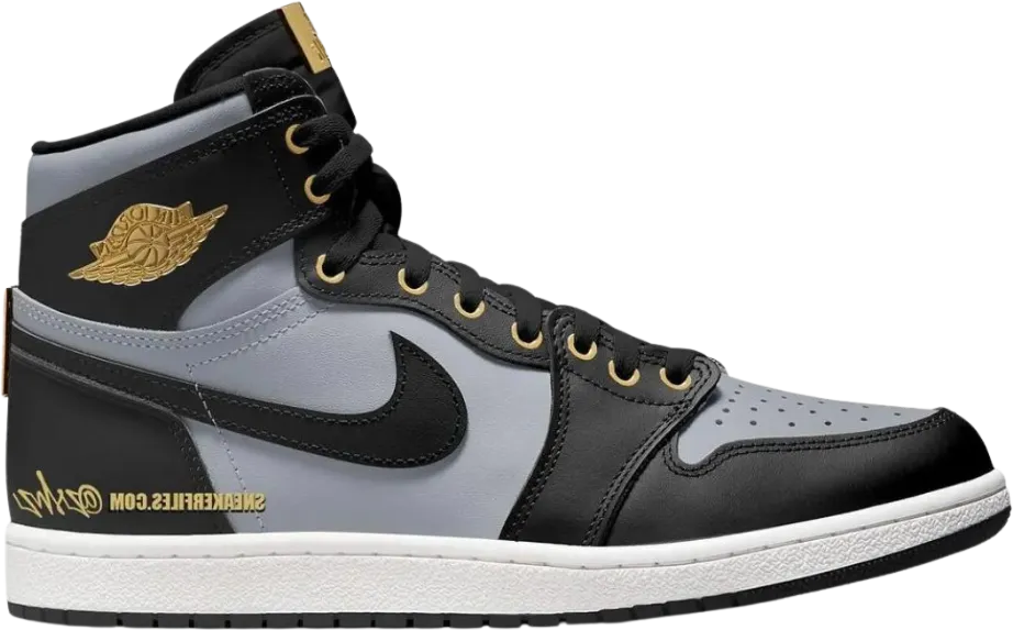 Air Jordan 1 High 85 Wings Black Wolf Grey Metallic Gold