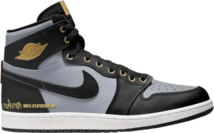 Air Jordan 1 High 85 Wings Black Wolf Grey Metallic Gold 