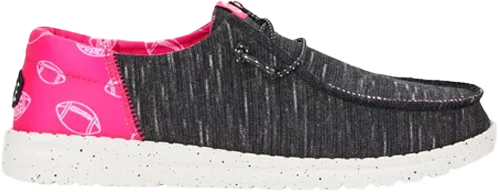 Hey Dude Wendy Funk Game Day Black Pink