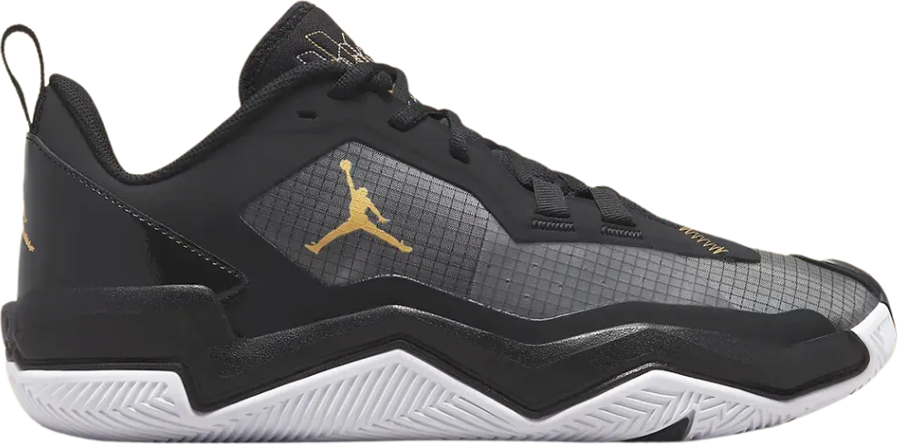 Jordan One Take 4 Black White Metallic Gold