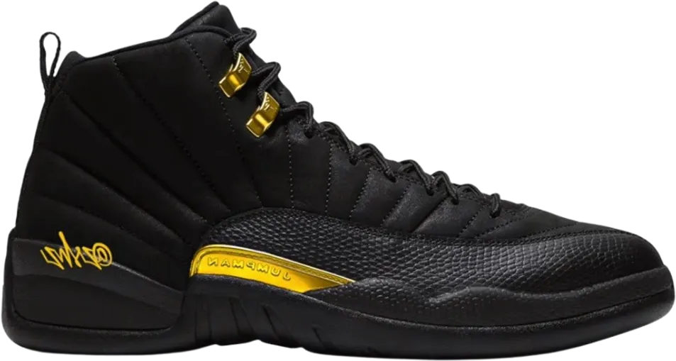 Air Jordan 12 Retro Black Gold