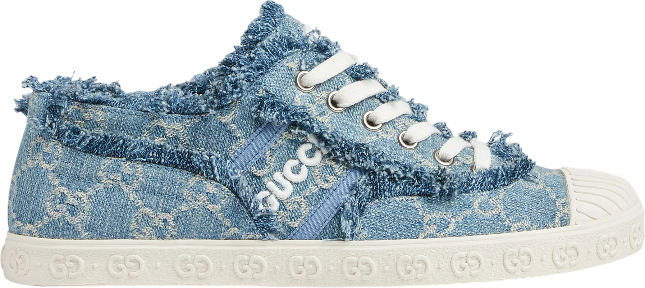 WMNS Gucci GG Sneaker Light Blue Denim