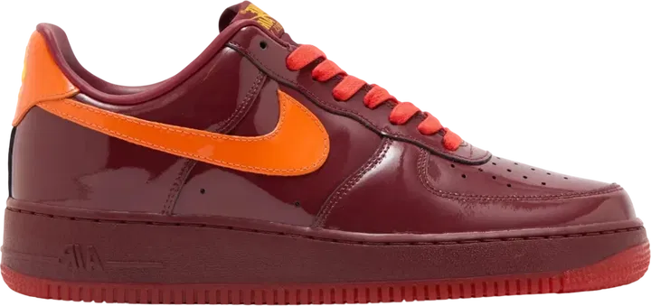 Nike Air Force 1 Low Patent Leather Dark Team Red