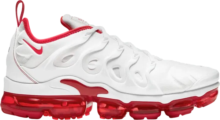 Nike Air VaporMax Plus White University Red