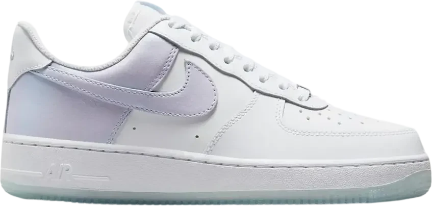 Nike Air Force 1 '07 SE White Blue Tint Metallic Silver Pure Violet