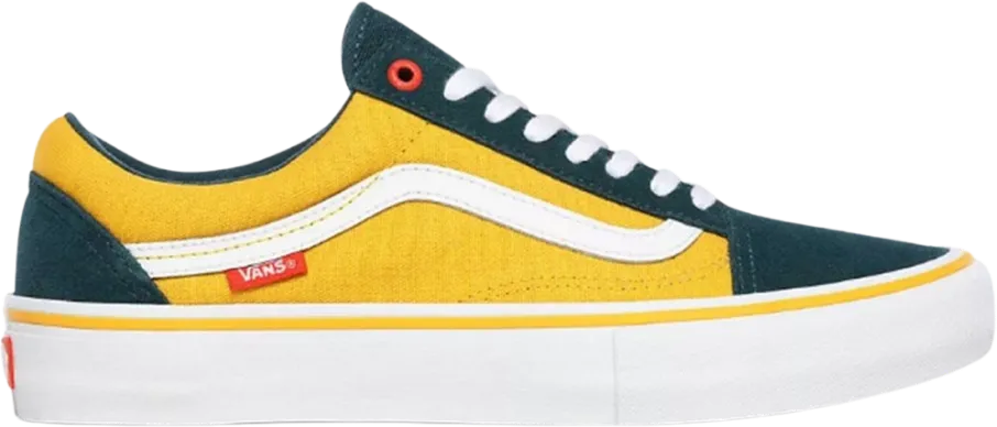 Vans Old Skool Pro Prime Atlantic Gold GB Packers