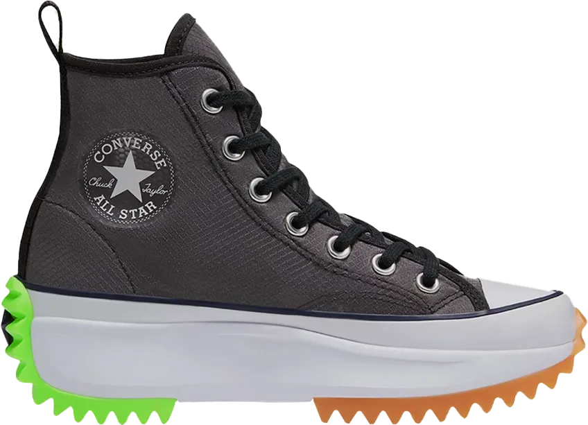Converse Run Star Hike Hi Concrete Heat Black