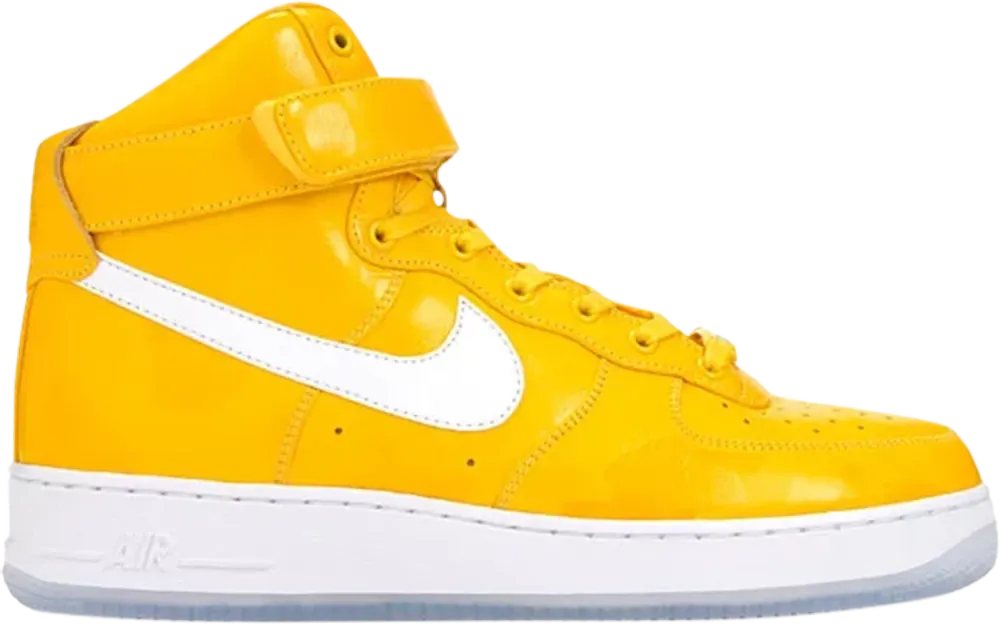 Nike Air Force Hi CMFT Premium QS University Gold White