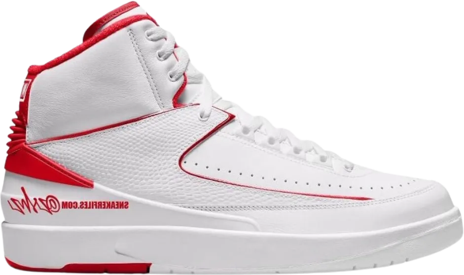 Air Jordan 2 Retro White Red 2014