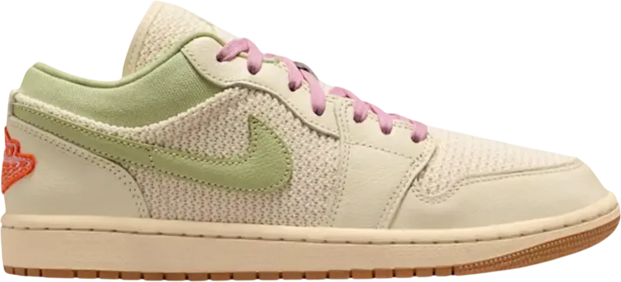 Air Jordan 1 Low SE Sail Olive Aura Pearl White
