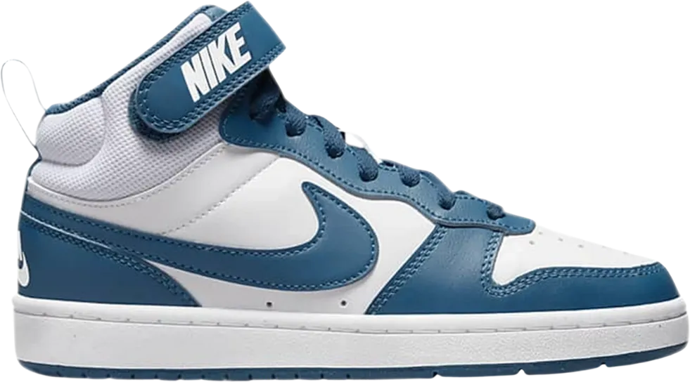 Nike Court Borough Mid 2 GS White Marina