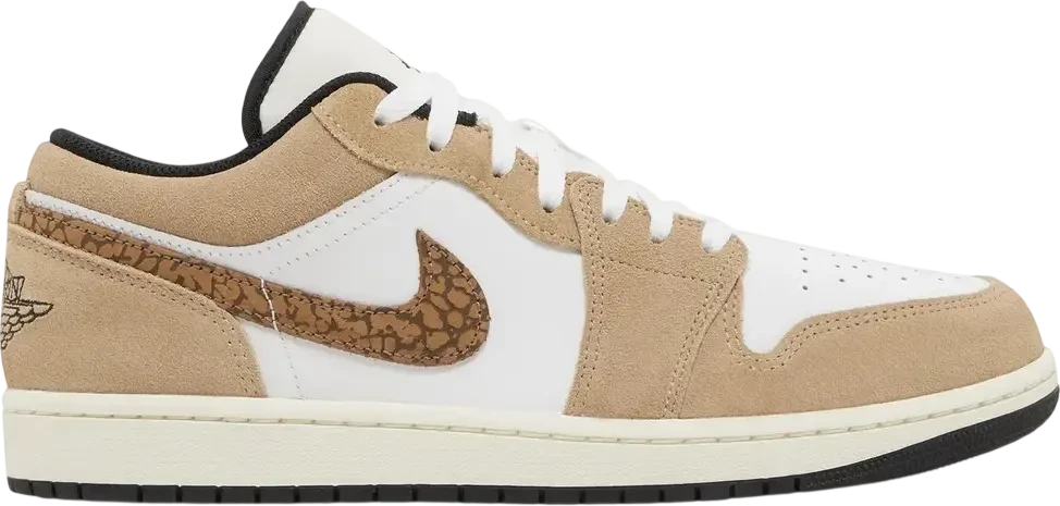 Air Jordan 1 Low SE Brown Elephant Light British Tan