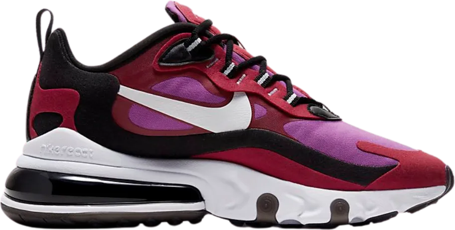 Nike Air Max 270 React SE Noble Red Vivid Purple Black White