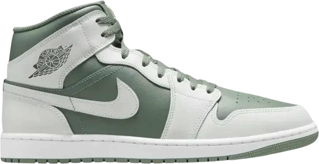 Air Jordan 1 Mid Summit White Vintage Lichen