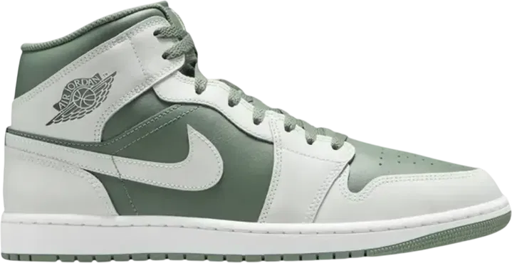 Air Jordan 1 Mid Summit White Vintage Lichen