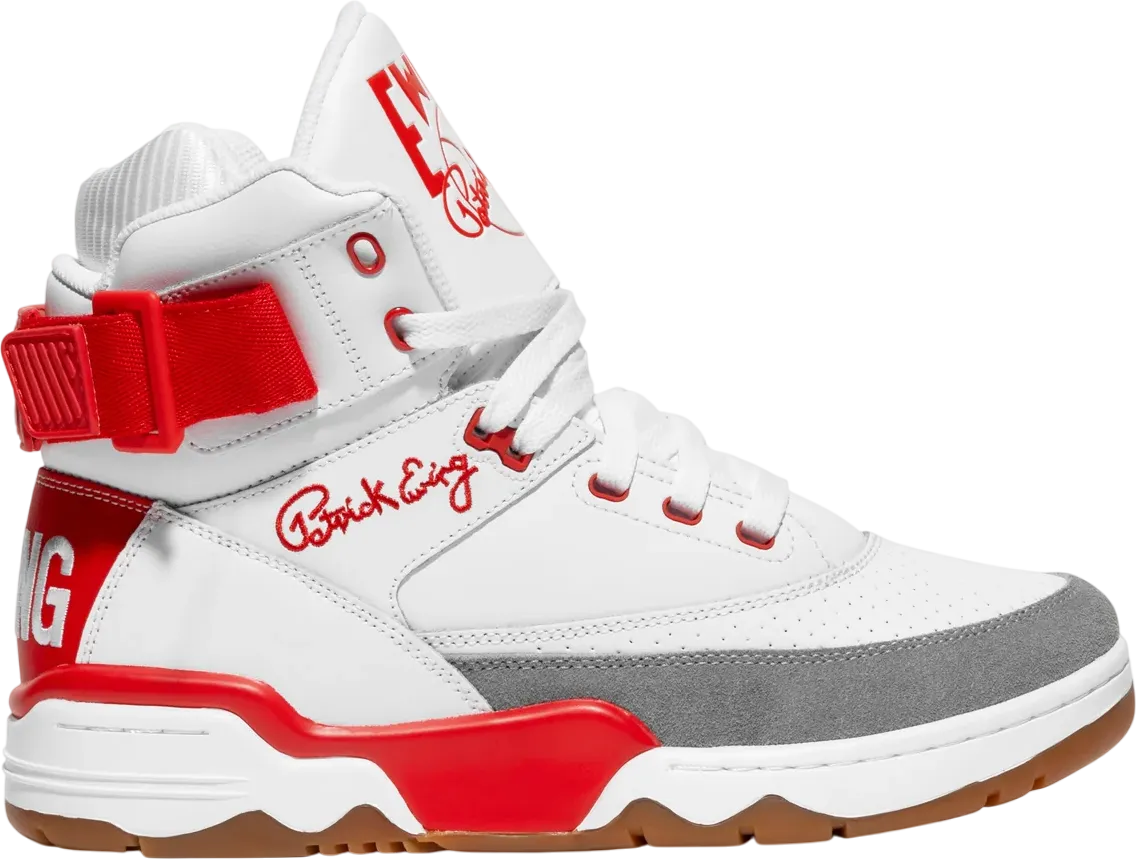 Ewing Athletics 33 HI White Red Grey Gum