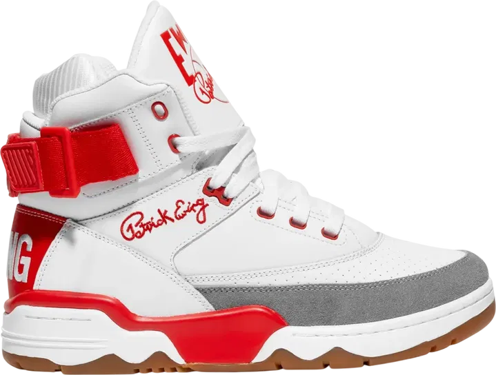 Ewing Athletics 33 HI  White Red Grey Gum 