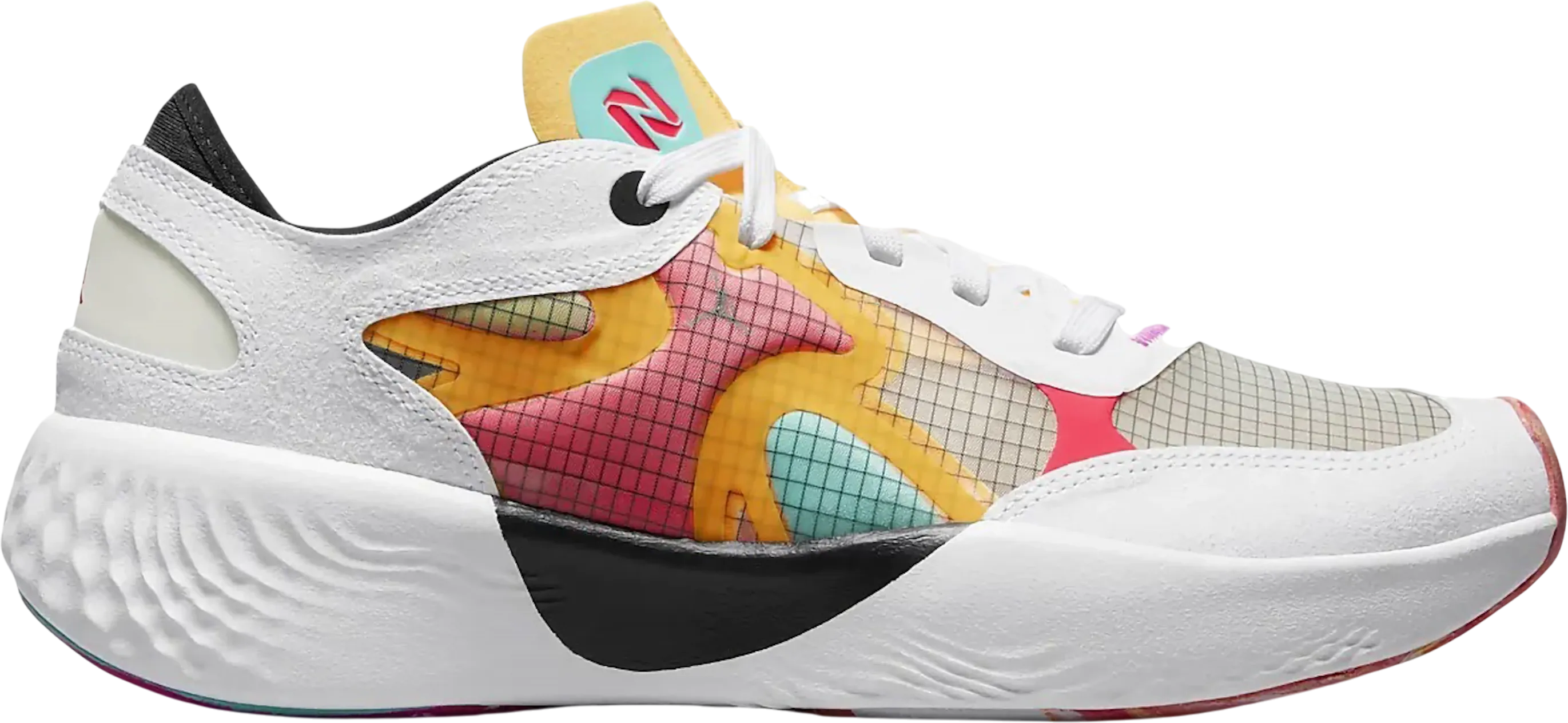 Air Jordan Delta 3 Nitro Low Luka Doncic White Black Dynamic Turquoise