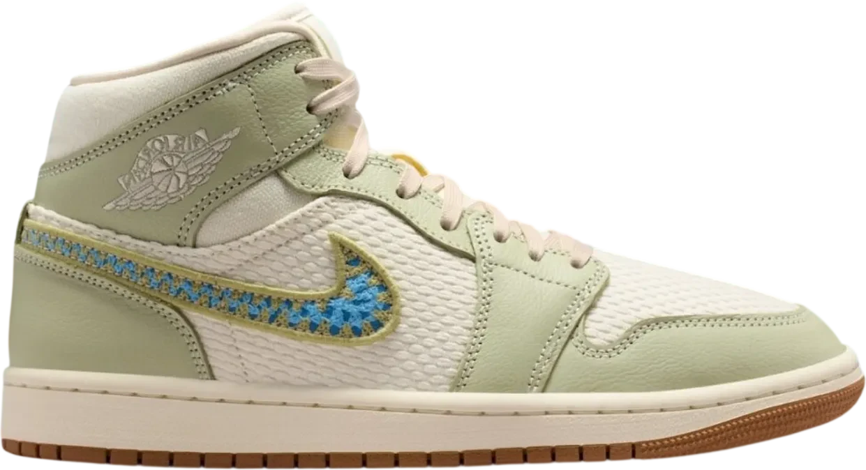 Air Jordan 1 Mid SE Olive Aura