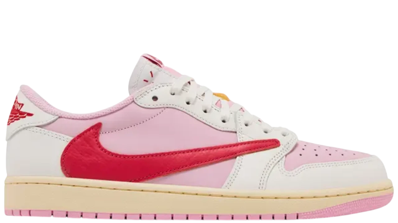 Travis Scott x Air Jordan 1 Retro Low OG Sail Tropical Pink