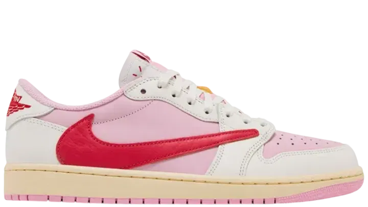 Travis Scott x Air Jordan 1 Retro Low OG Sail Tropical Pink