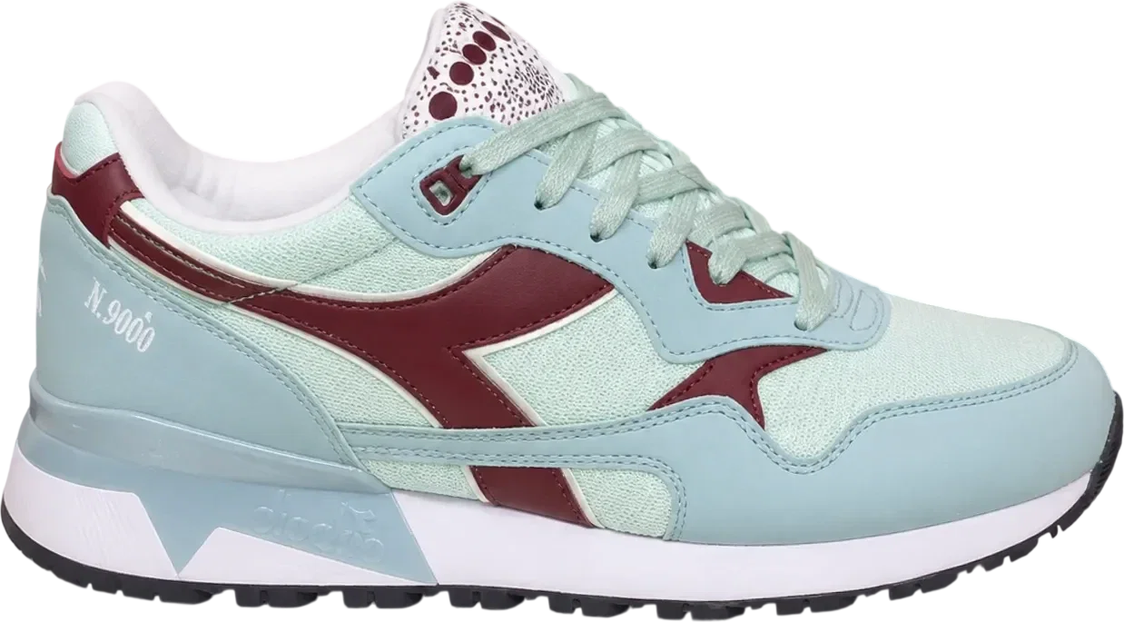 Diadora N92 Burgundy Light Blue