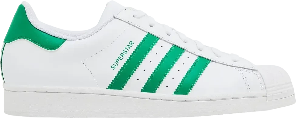 adidas Superstar White Green