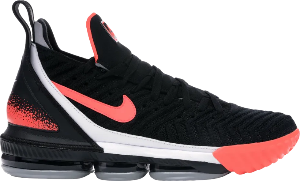 Nike LeBron 16 Black Hot Lava