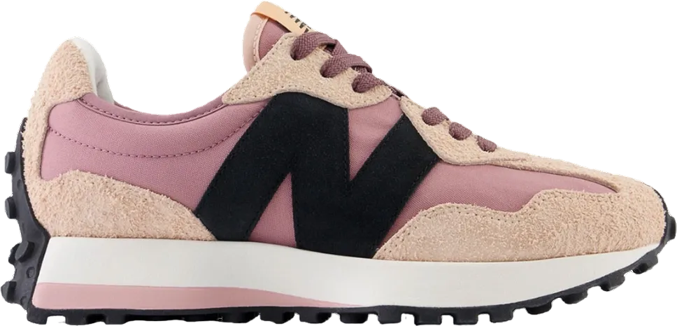 New Balance 327 White Black Pink
