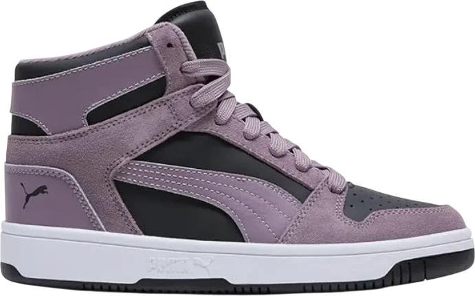Puma Rebound Layup Marshmallow Sneaker Black Plum
