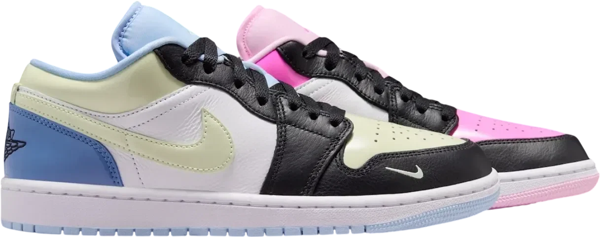 Air Jordan 1 Low Mismatched Patent