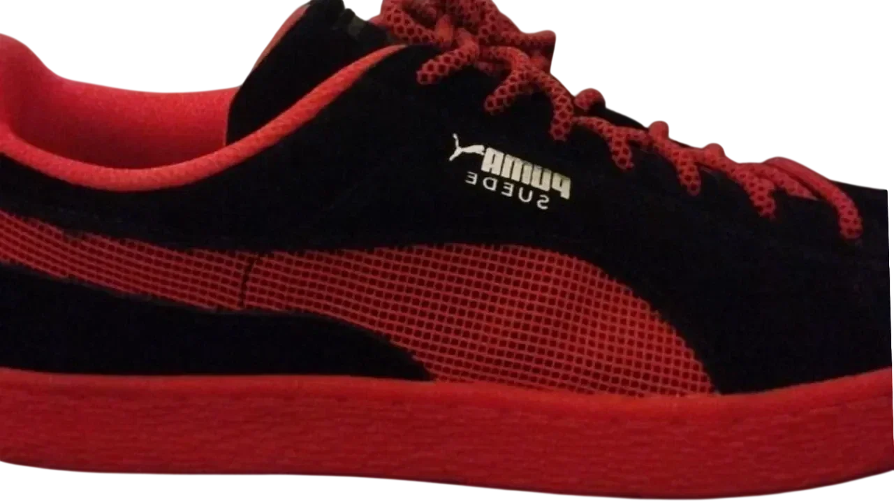 PUMA Suede Classic Mesh Future - Puma Black/Red Blast