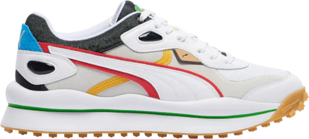 Puma Street Rider Unity White High Risk Red